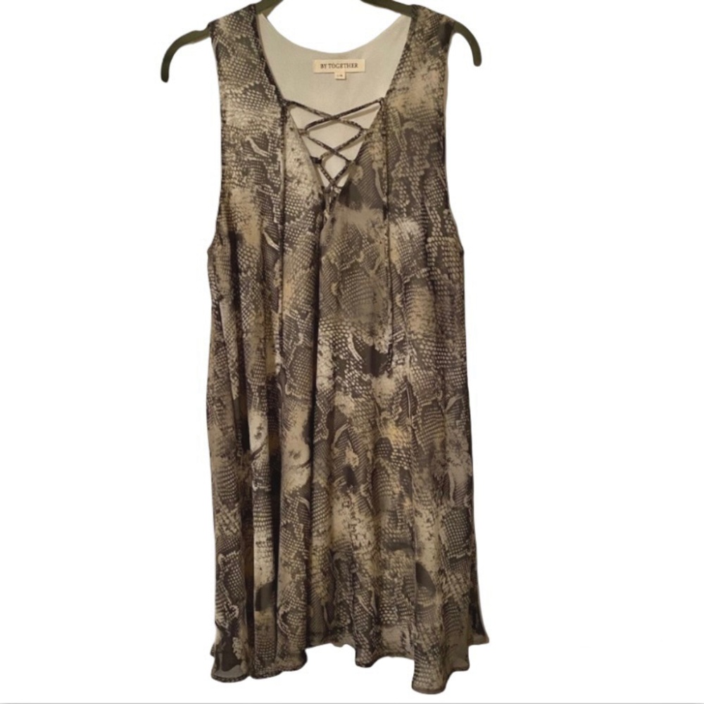 NWOT By Together Snake Skin Dress
